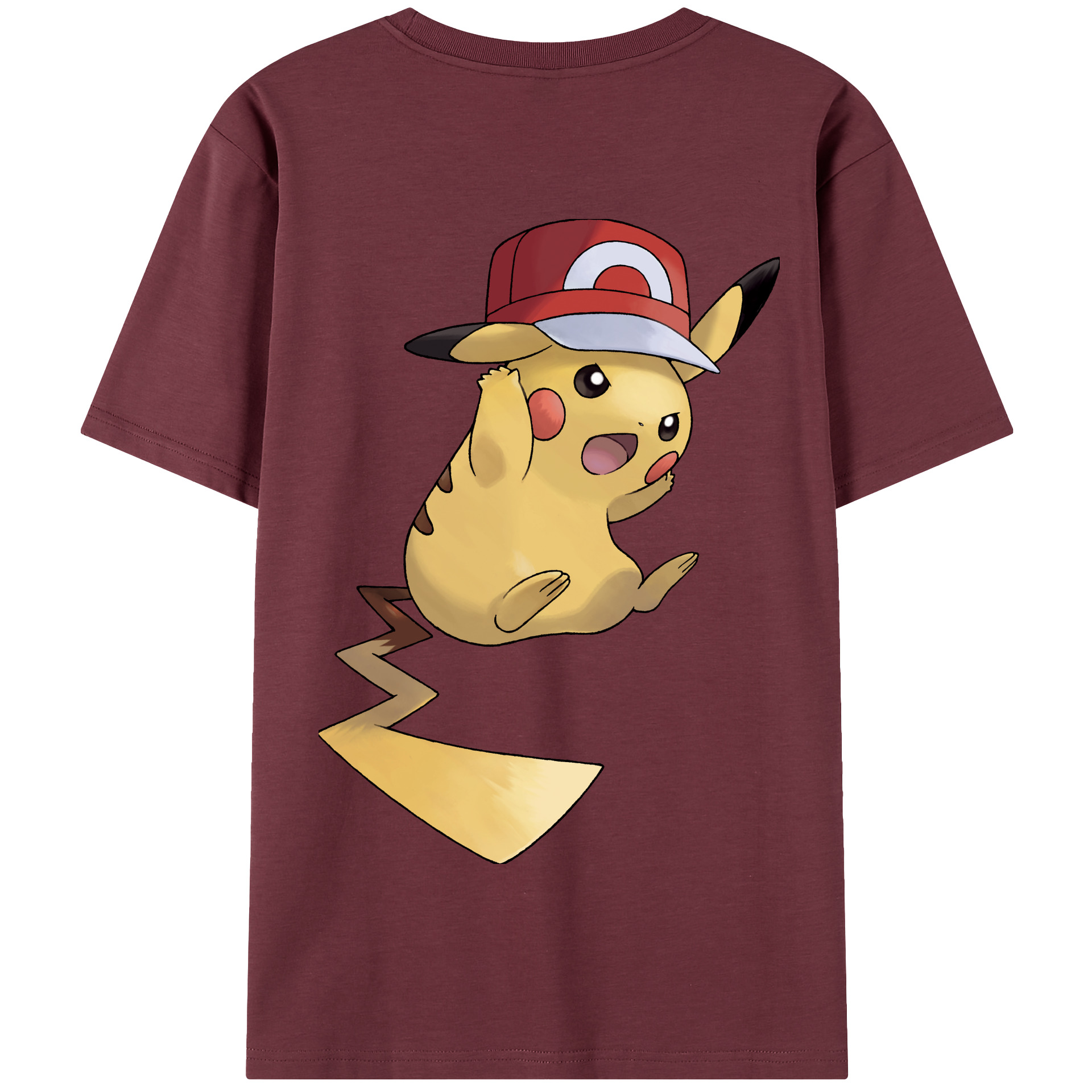（画像用） ポケットモンスター Pokémon 綿100％半袖Tシャツ（背面プリント）